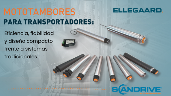 Mototambores para transportadores: eficiencia, fiabilidad y diseño compacto frente a sistemas tradicionales